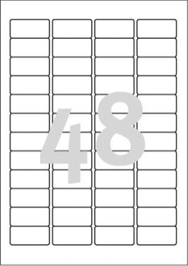 Avery Zweckform ETYK.ZF L4778 45,7X21,2 WODO.20 ARK. ETYKIETA - L4778-20 N