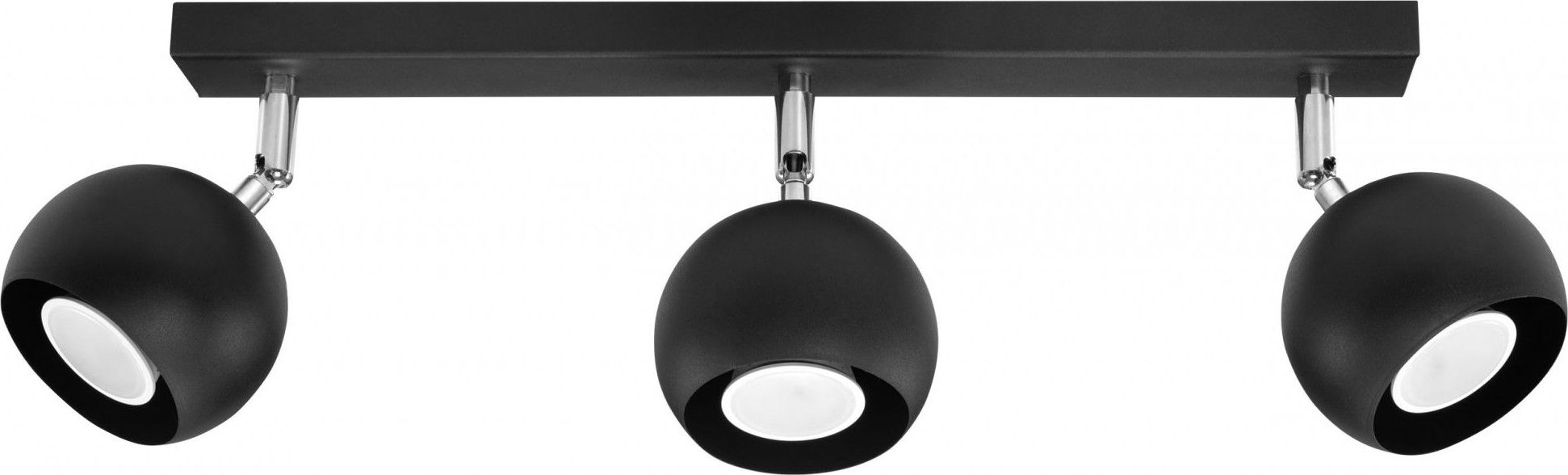 Lampa sufitowa Lumes Nowoczesny plafon z regulacją E810-Oculars - czarny