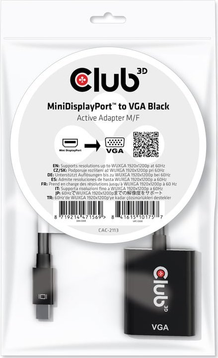 Adapter AV Club 3D Club 3D