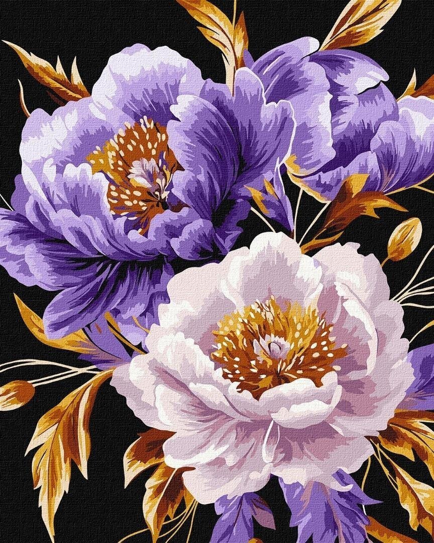 Ideyka Malowanie po numerach - Fioletowy styl 40x50cm