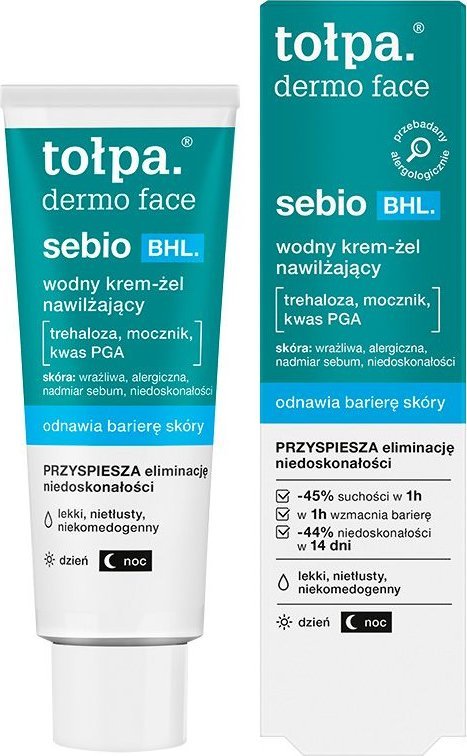 Alkotest Dermo Face Sebio BHL Wodny krem-żel nawilżający do twarzy 40ml