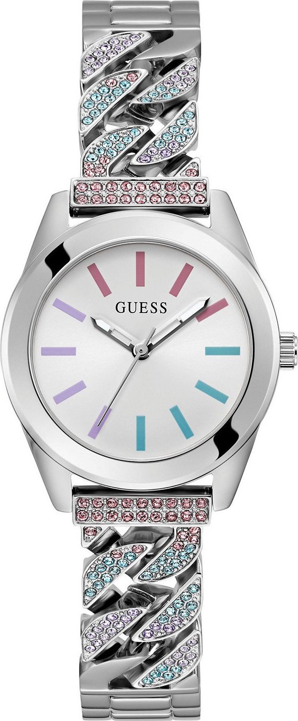 Zegarek Guess Zegarek damski Guess GW0546L4 srebrny