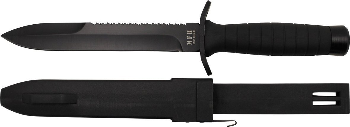Outdoor Nóż "STRIKE" gumowany uchwyt MFH
