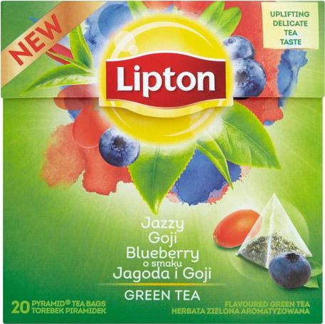 Lipton LIPTON_Green Tea herbata zielona Jagoda i Goji 20 torebek 28g