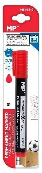 Marker permanentny 1,0/5,0mm czerwony