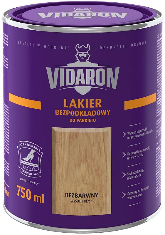 VIDARON Lakier bezpodkładowy połysk 0,75L