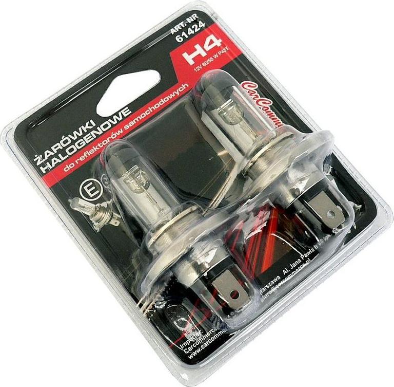 Carcommerce ŻARÓWKA H4 12V 60/55W P43T 2szt. blister