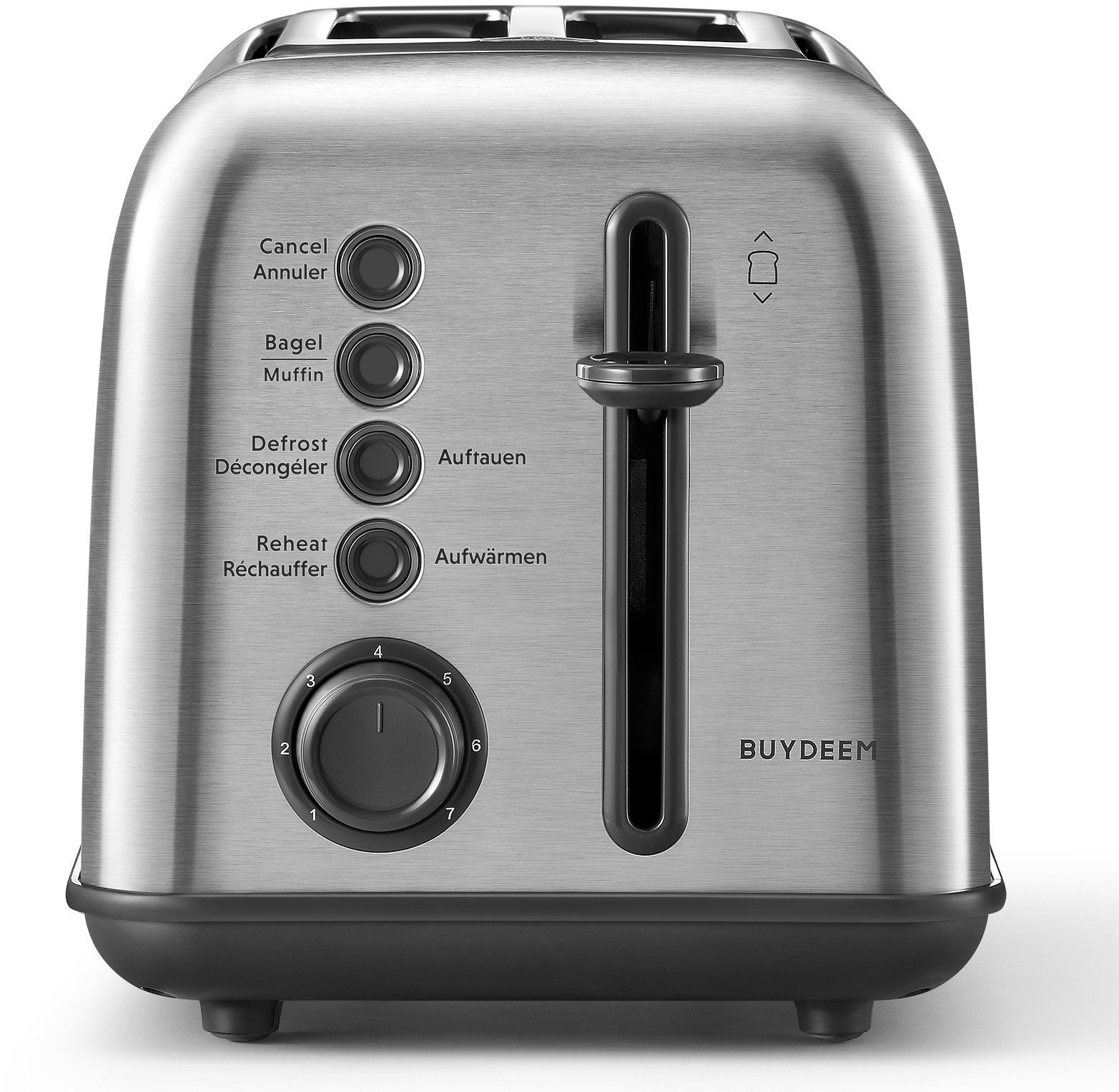 BUYDEEM 2 Slice Toaster model DT620E color Stainless Steel EU