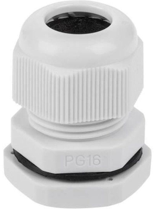 Dławnica kablowa 10-14mm IP67 gwint calowy jasnoszara PG16