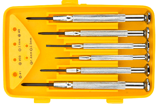 Topex Wkrętaki precyzyjne zestaw 6szt. - 39D559