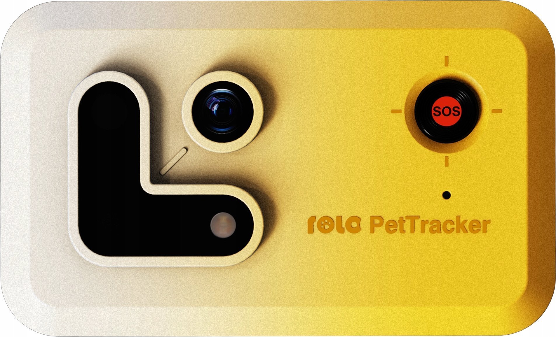 EnaBot - Rola PetTracker - lokalizator dla psów z wbudowana kamerą - żółty