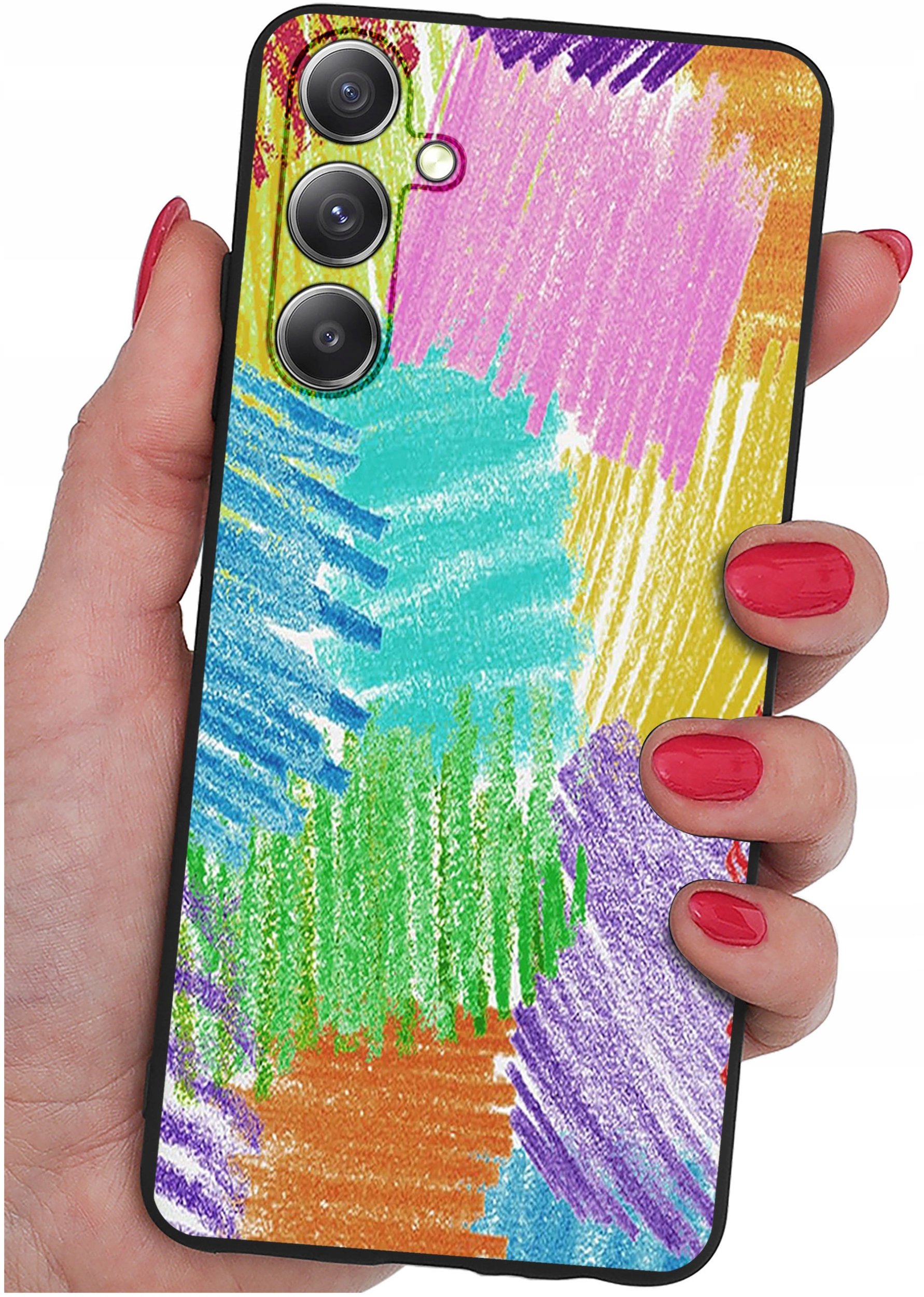 krainaGSM Etui do Samsung Galaxy S24 FE wzory | matowe etui + szkło 9H