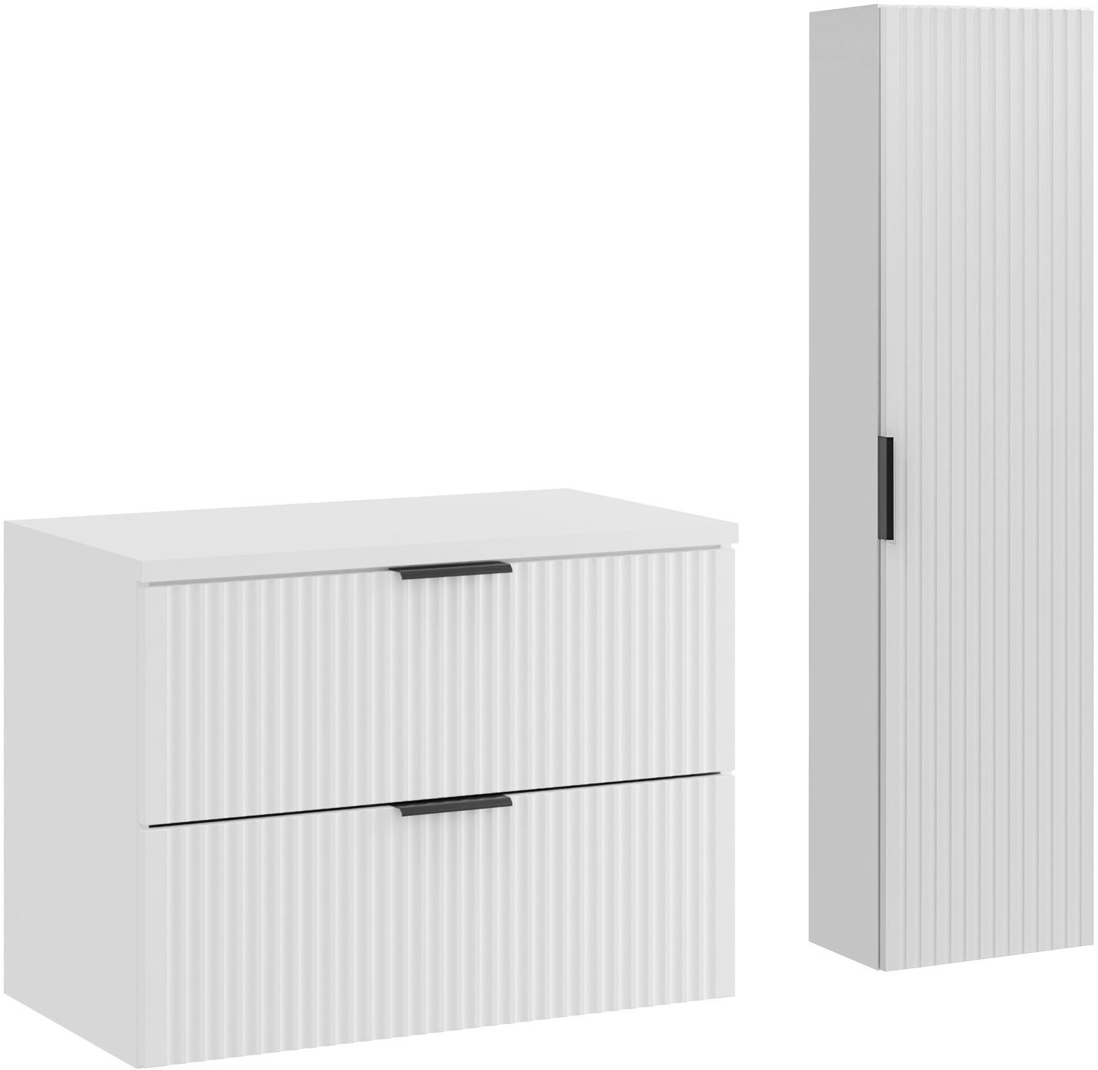 Zestaw meblowy 80cm z blatem i Szafką wysoką