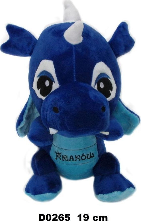 Smok "Kraków" granatowy niebieski 19cm