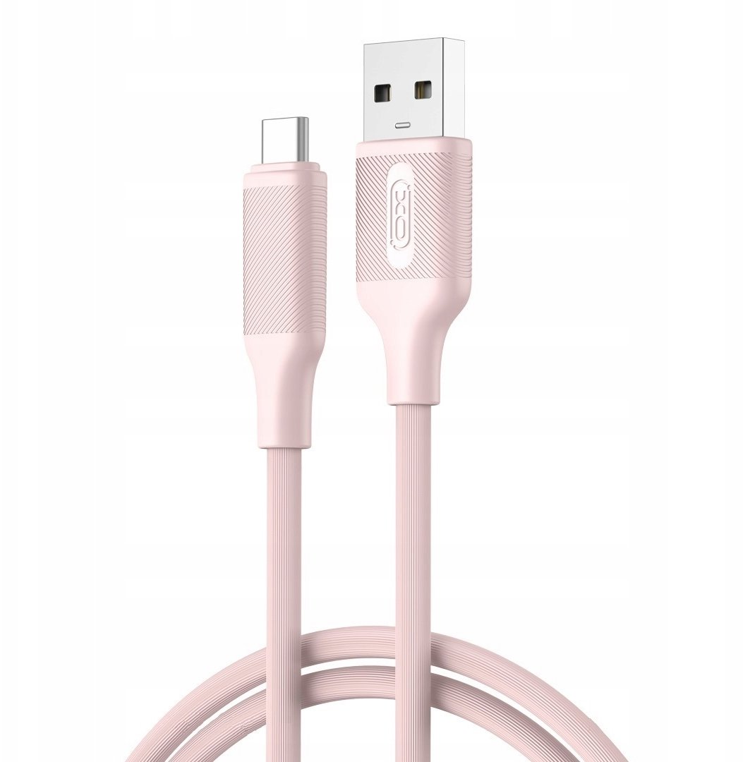 XO kabel NB265 USB - USB-C 1,0m 3A różowy