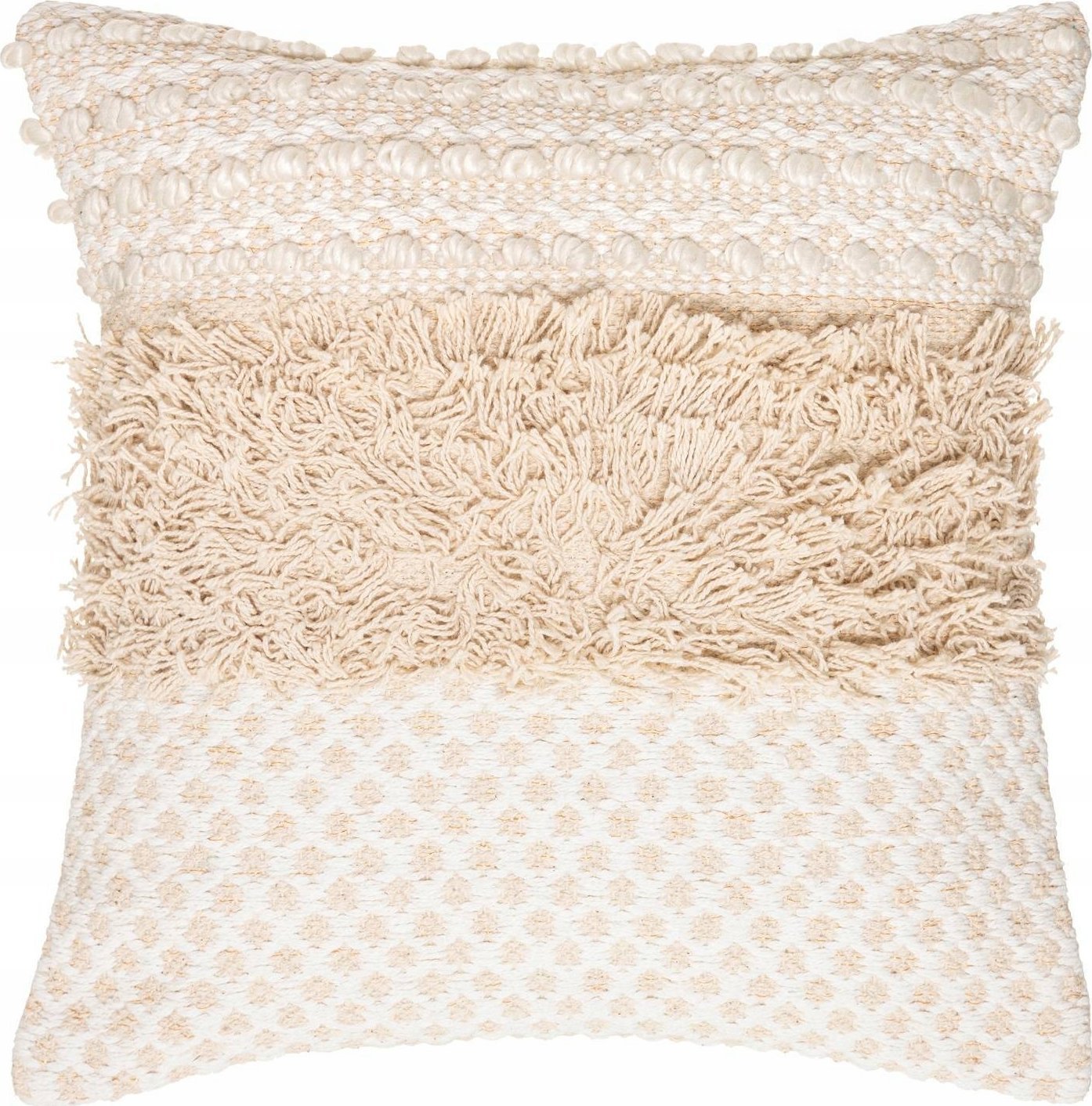 Atmosphera Ozdobna poduszka Cot Sand, bawełniana, boho, 40 x 40 cm