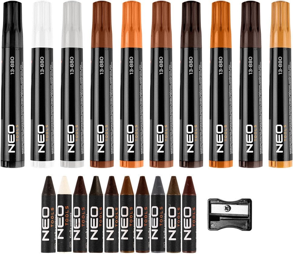 Zestaw kredek naprawczych do mebli 21 elementów