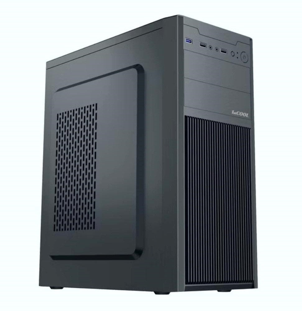 1stCOOL skříň JAZZ 6, micro tower, AU, USB 3.0, bez zdroje, černá