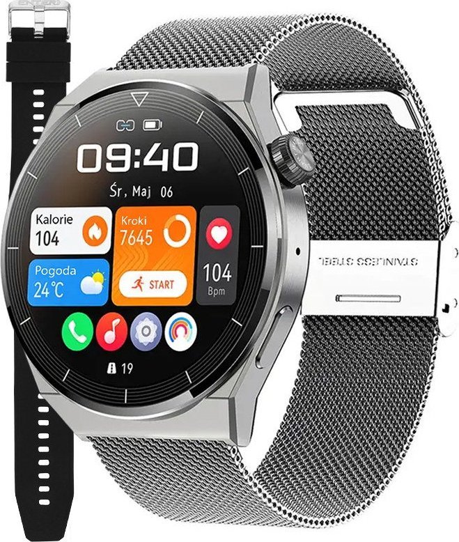 Smartwatch Enter SAT.111.1411.534-SET Srebrny