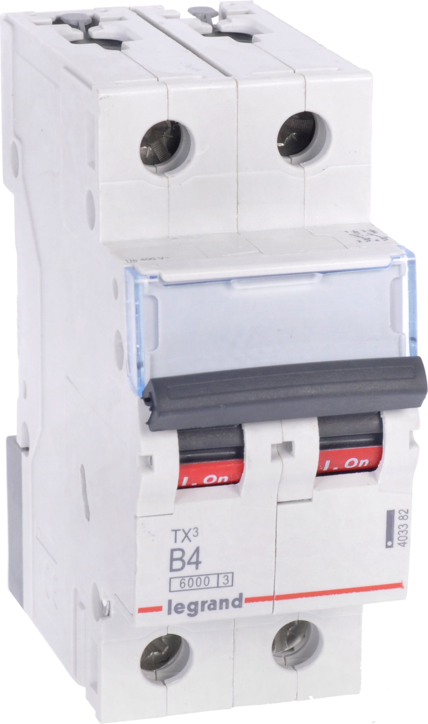 Legrand Wyłącznik nadprądowy 2P B 4A 6kA AC S302 TX3 (403382)
