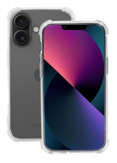 Mobilis R Series for iPhone 16 - Transparent - Soft bag