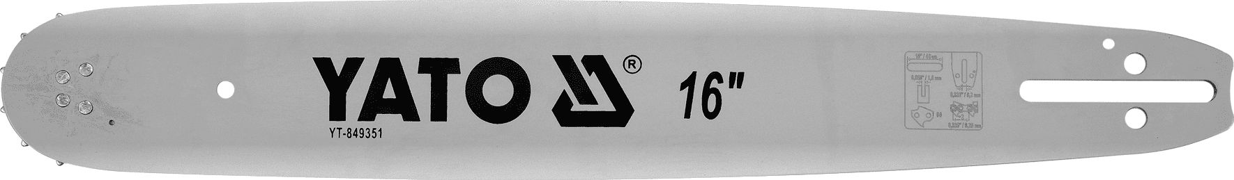 Yato prowadnica łańcucha 16".325U (YT-849351)