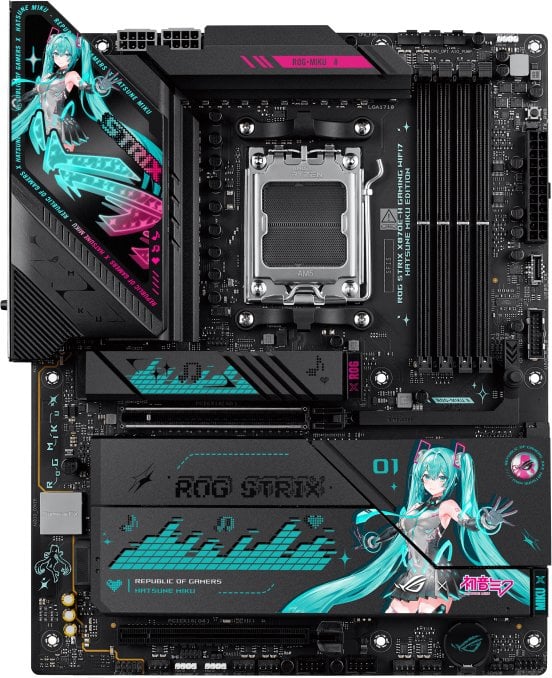 Płyta główna Asus ROG STRIX X870E-H GAMING WIFI7 HATSUNE MIKU EDITION