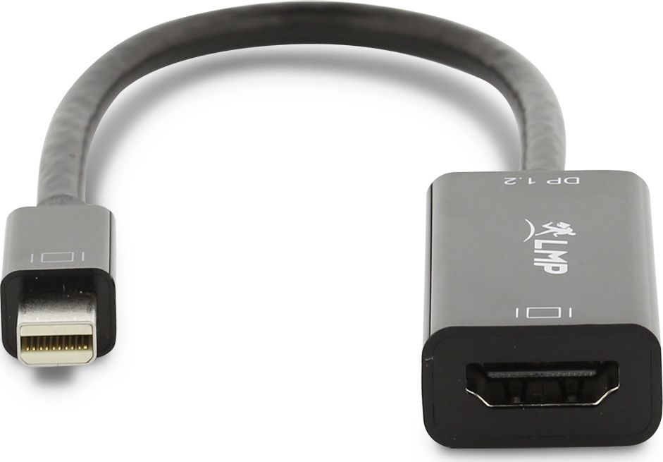 Adapter AV LMP DisplayPort Mini - HDMI czarny (LMP-MH-A-4K)