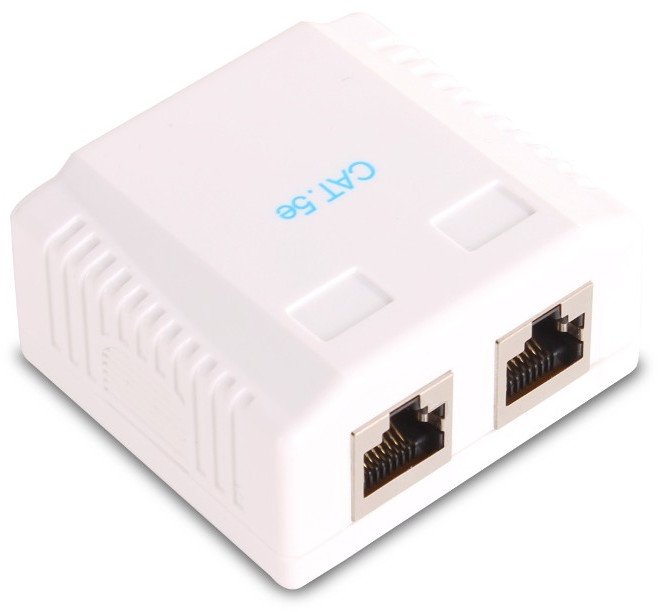 Gniazdo Natynkowe Getfort 2Xrj45 Kat.5E