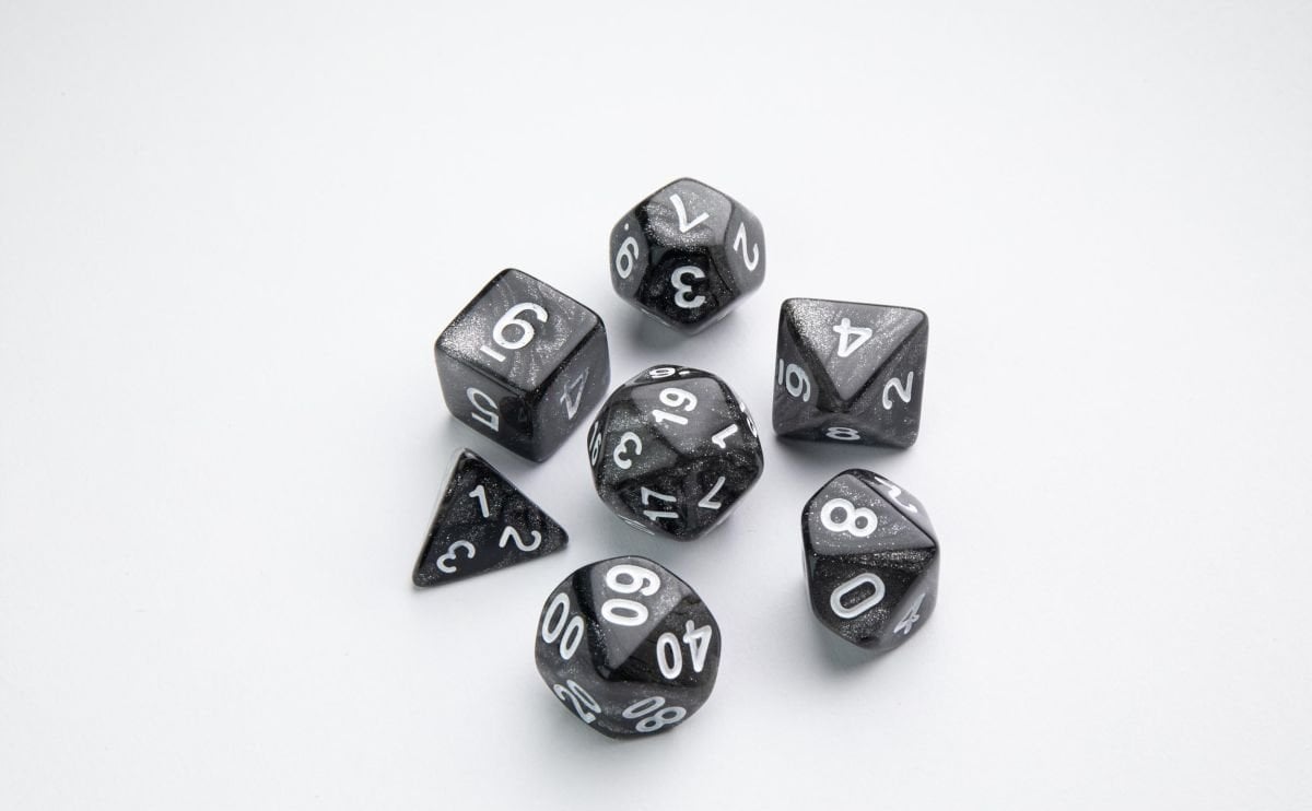 Gamegenic Gamegenic: Galaxy Series - RPG Dice Set - Moon