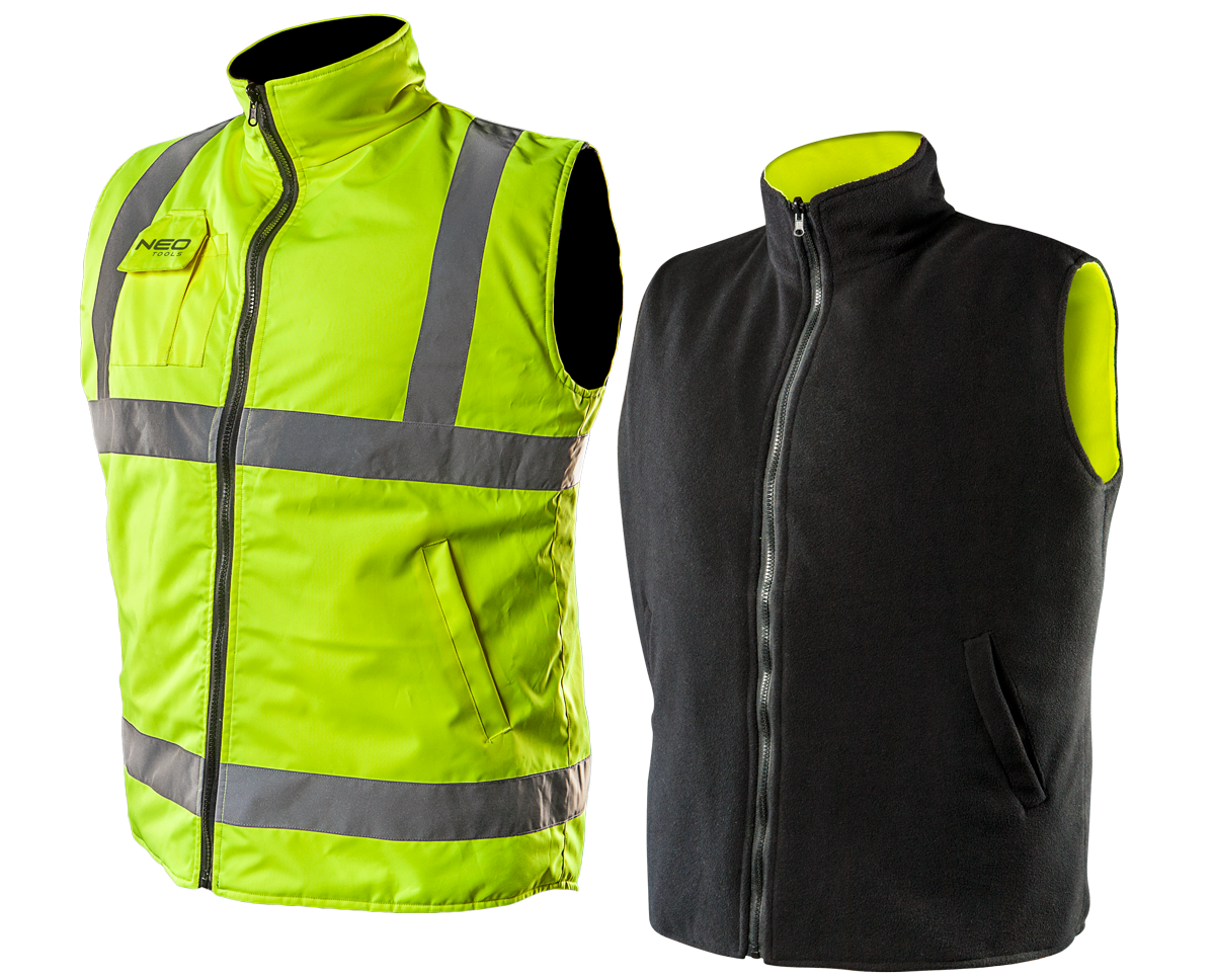 Neo Bezrękawnik roboczy dwustronny odblaskowy XL 81-520-XL