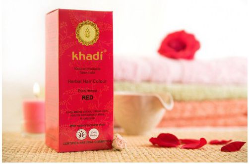 Khadi Henna naturalna Czerwona (Ruda)