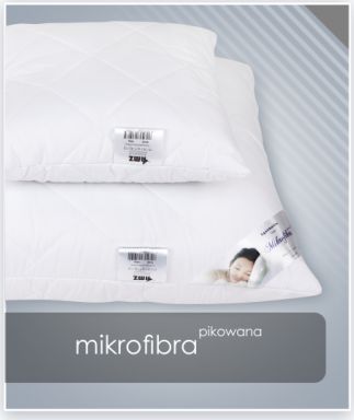 AMZ Poduszka antyalergiczna 50x60 cm MIKROFIBRA pikowana