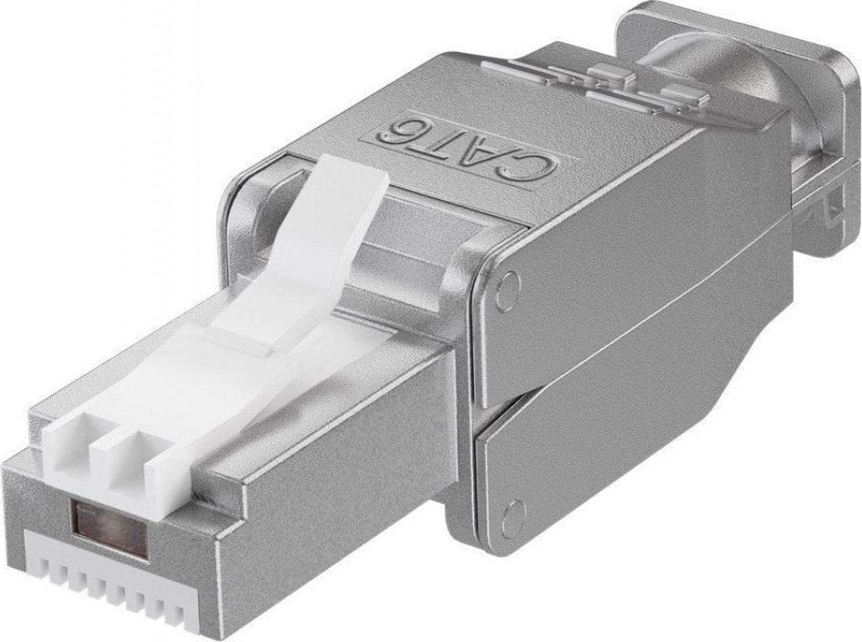 Techly Techly Wtyk beznarzędziowy RJ45 STP Cat6 samozaciskowy