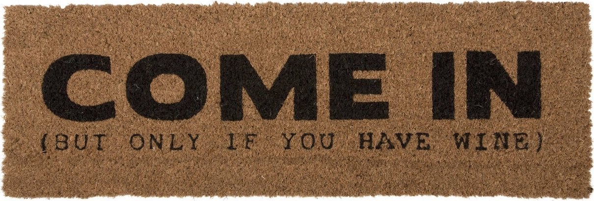 vidaXL Wycieraczka pod drzwi z włókna kokosowego COME IN, 75 x 26 x 2 cm