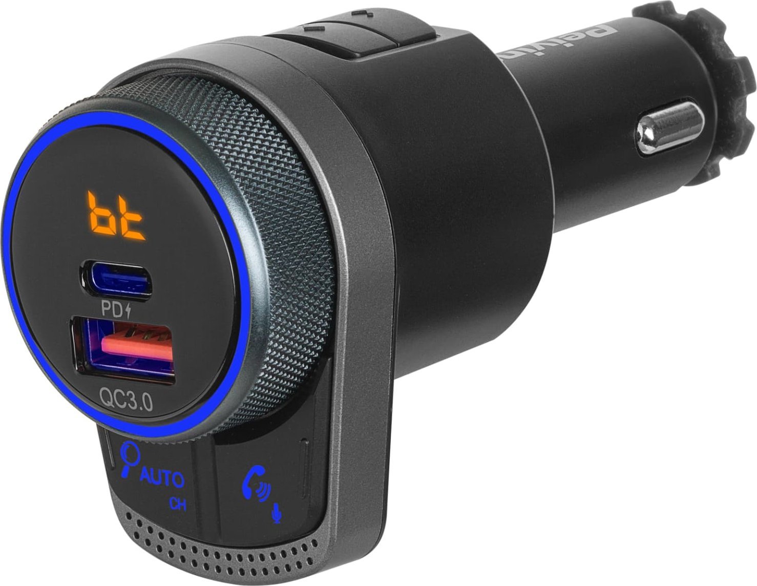 Transmiter FM PeiYing Transmiter samochodowy FM z funkcją bluetooth.