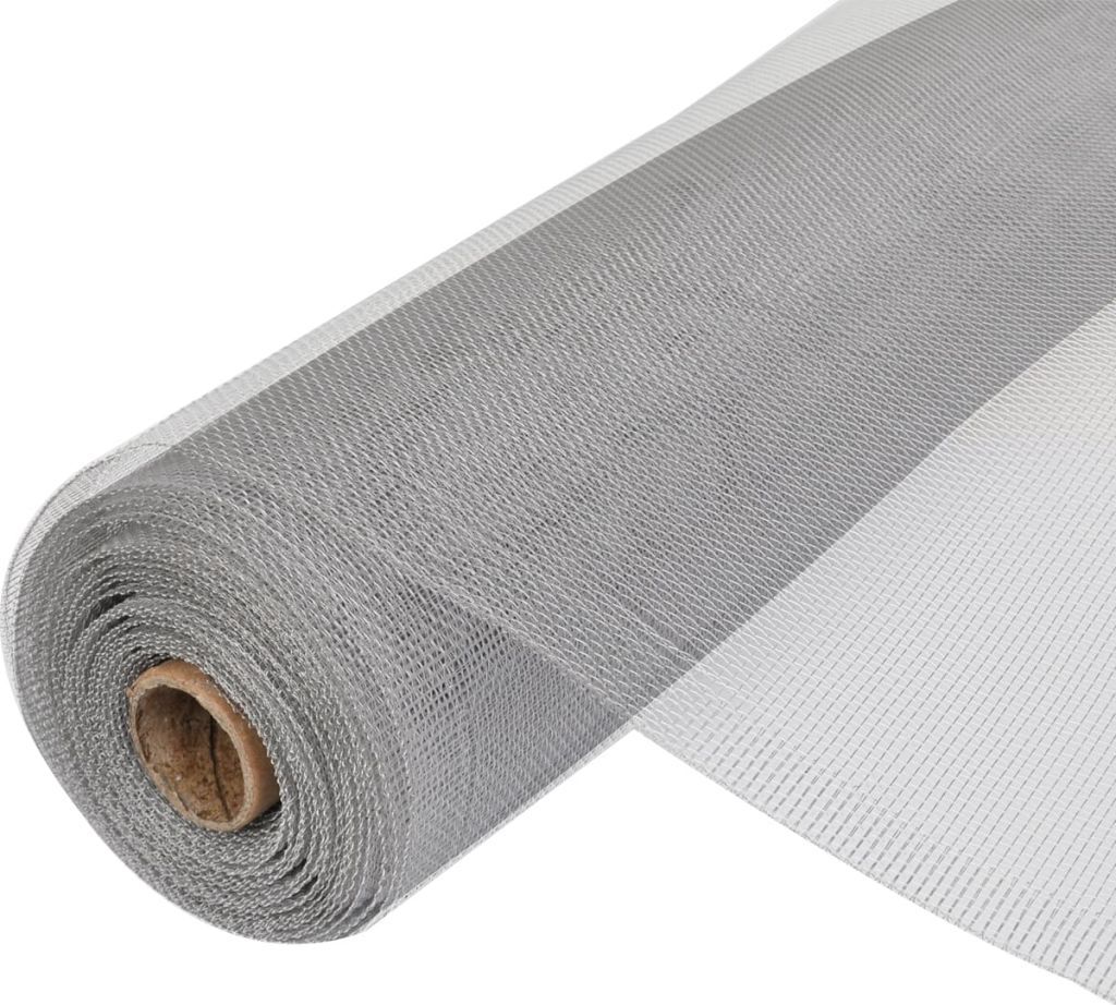 vidaXL Siatka na insekty, aluminiowa, 100 x 500 cm, srebrna