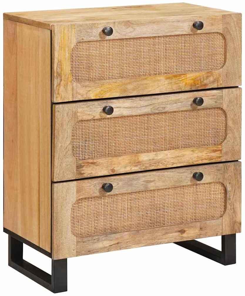 vidaXL Bufet Brązowy 60 x 33,5 x 75 cm Drewno mango