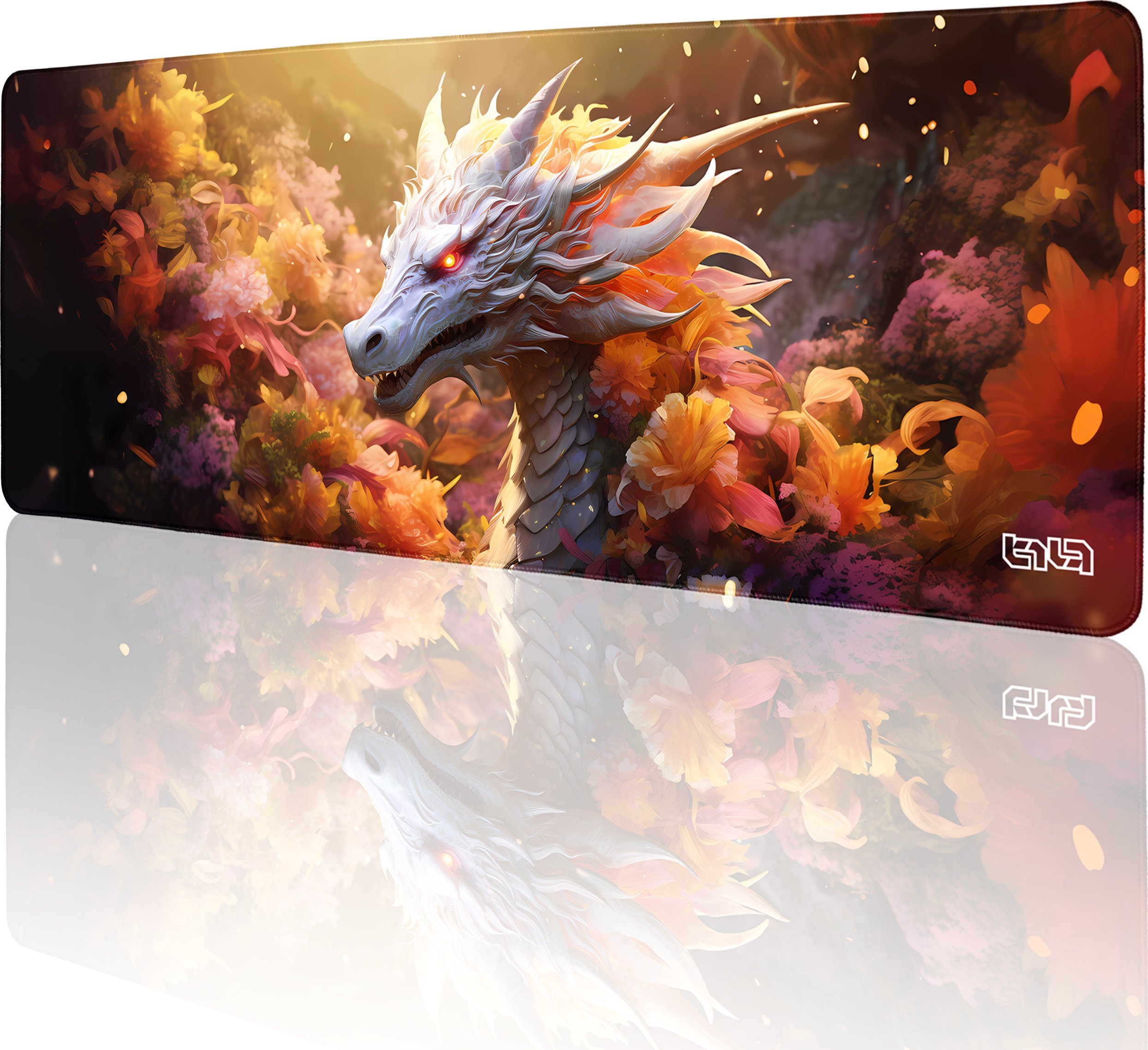 Podkładka Tilt PODKŁADKA POD MYSZKĘ XXL Kolorowy Smok 80x30 TILT Duża Gamingowa Prezent