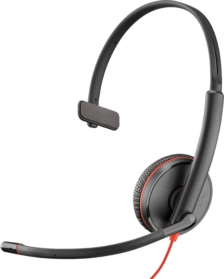 POLY Blackwire 3215 Zestaw słuchawkowy Przewodowa Opaska na głowę Połączenia/muzyka USB Type-C Czarny
