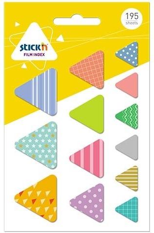 Stickn Zakładki indeksujące kształty Trójkąty