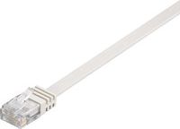 MicroConnect RJ-45/RJ-45 kat.6 U/UTP Biały 1.5m (V-UTP6015W-FLAT)