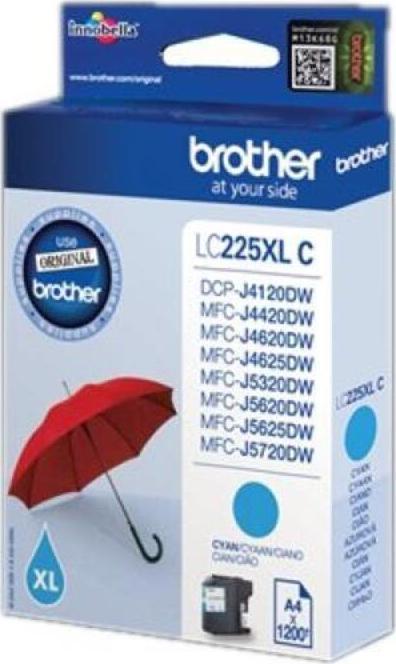 Tusz Brother Ink Cartridge LC225XL CY 1200pages OEM