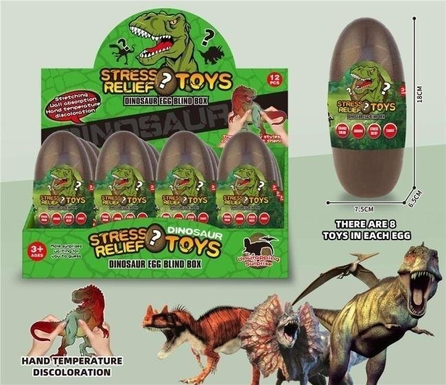 Jajo dinozaura zmieniającego kolor MIX