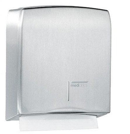 Mediclinics papīra dvieļu turētājs, matēts nerūsējošais tērauds AISI 304 ##