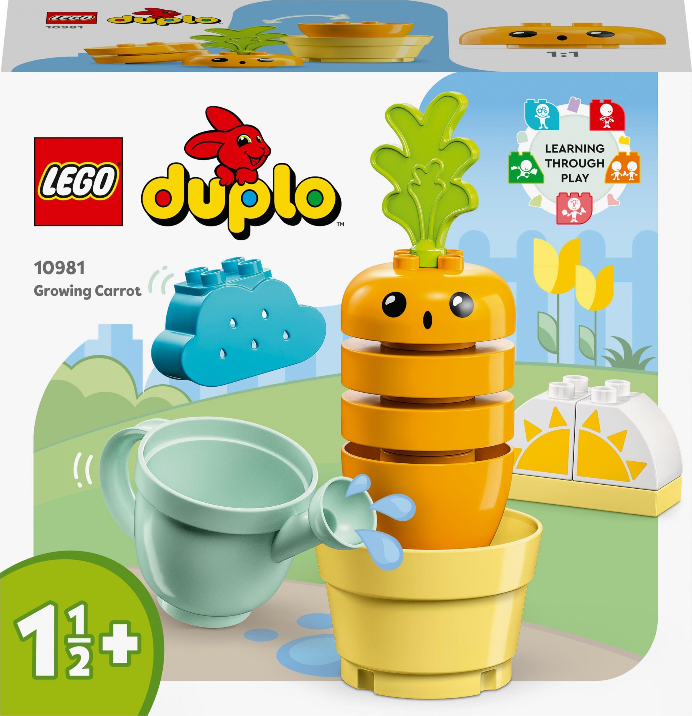 LEGO Duplo Rosnąca marchewka (10981)