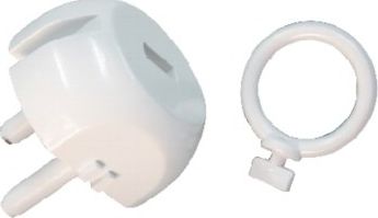 Plastrol Zatyczka gniazda /zabezpieczenie przed dziećmi/ z kluczem biała ZG-1 - ZG-1