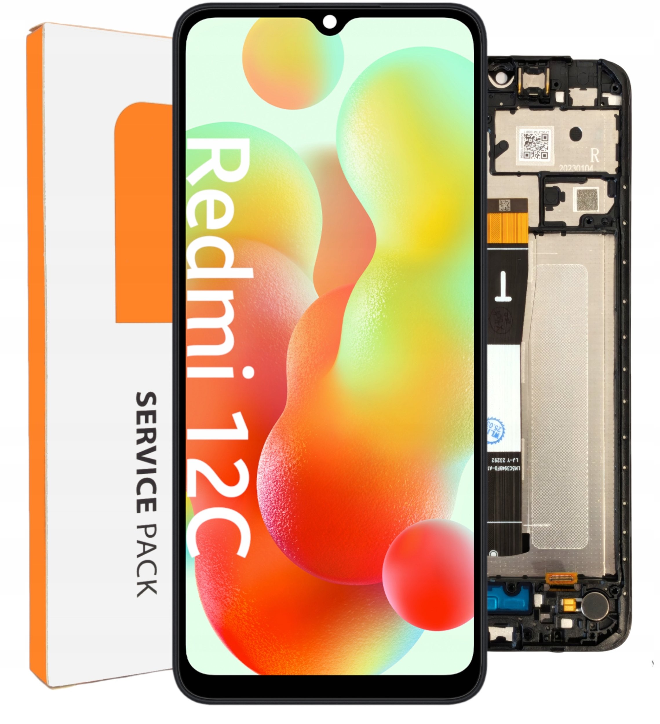 Wyświetlacz do Xiaomi Redmi 12C Ekran LCD Ramka Oryginał Zila 22120RN86G (5904858351763)
