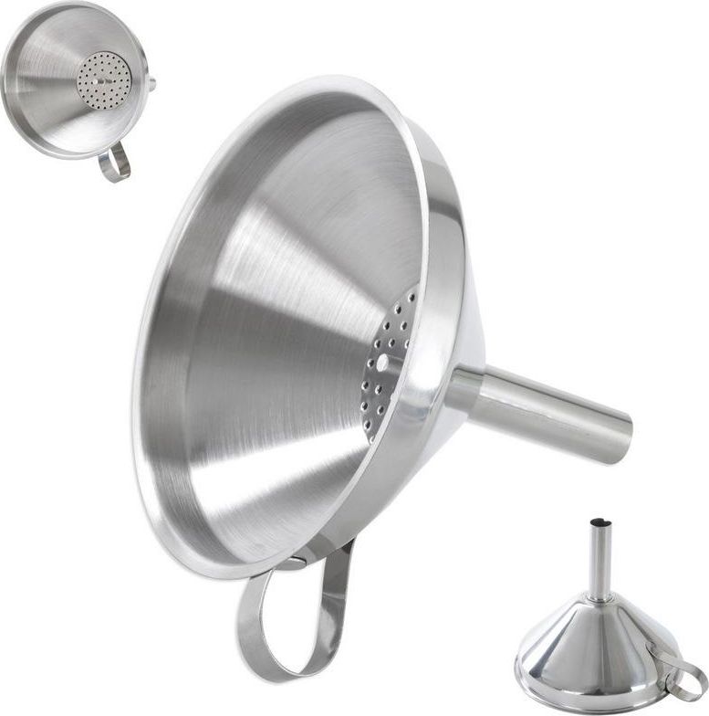 Orion Lejek kuchenny z sitkiem stalowy do wina soków balonów uniwersalny