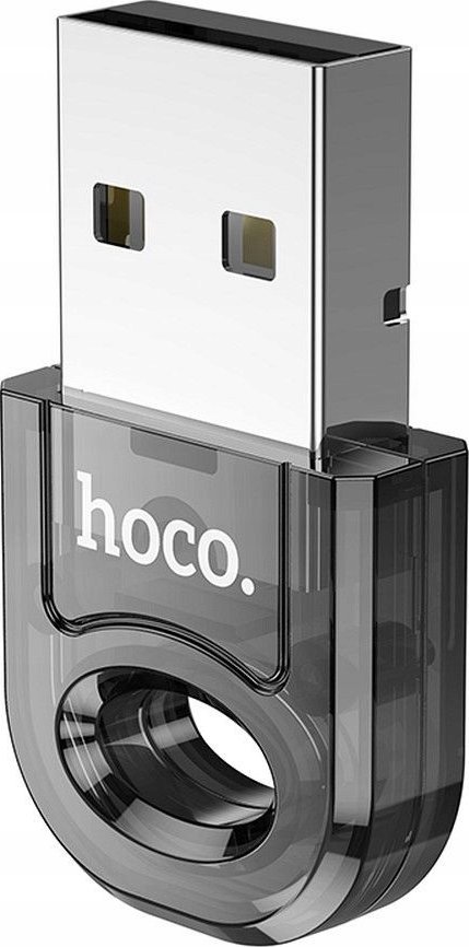 Hoco HOCO adapter USB A bluetooth UA28 transparentny czarny
